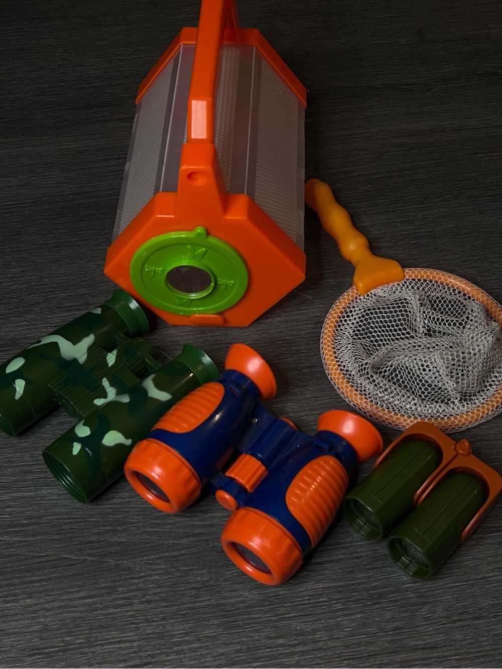Kids Outdoor Explorer Toy Set - Orange & Green